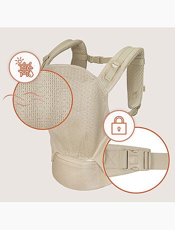 LIONELO Margareet Air Draagzak - Ademend - 3 Draagposities - Met Capuchon