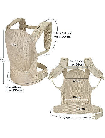 LIONELO Margareet Air Draagzak - Ademend - 3 Draagposities - Met Capuchon
