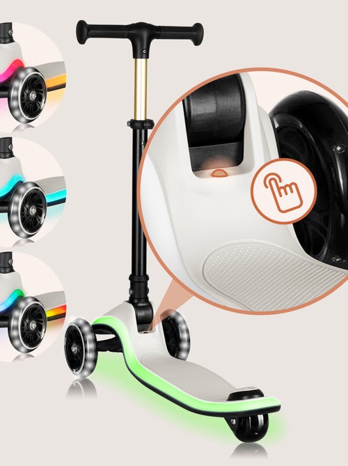 LIONELO Mey 3-Wiel Step - Lichtgevende Wielen - Inklapbaar - Verstelbaar - Mandje - Kiabi LIONELO Mey 3-Wiel Step - Lichtgevende Wielen - Inklapbaar - Verstelbaar - Mandje - Kiabi