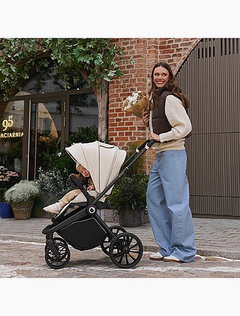 LIONELO Mika Plus 2-in-1 combinatiekinderwagen – Set met kinderwagen, reiswieg – Accessoires