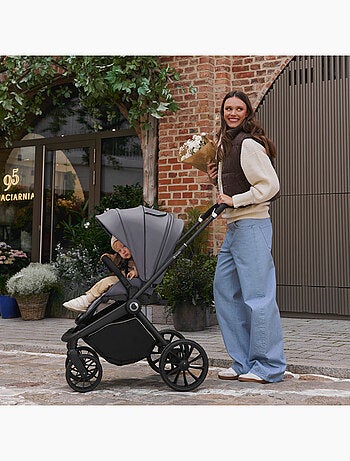 LIONELO Mika Plus 2-in-1 combinatiekinderwagen – Set met kinderwagen, reiswieg – Accessoires