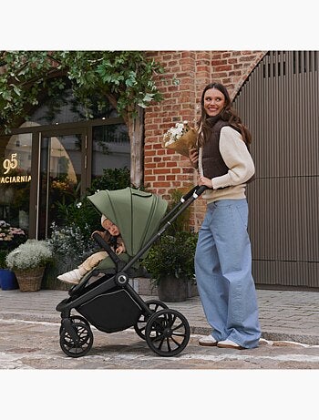 LIONELO Mika Plus 2-in-1 combinatiekinderwagen – Set met kinderwagen, reiswieg – Accessoires