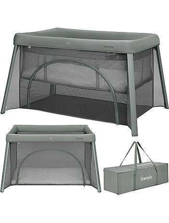 LIONELO Mila 2-in-1 reisbedje - Ultralicht - Babybedje - Matras van 4 cm - Inclusief tas
