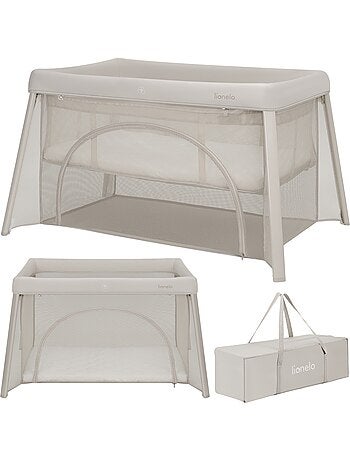 LIONELO Mila 2-in-1 reisbedje - Ultralicht - Babybedje - Matras van 4 cm - Inclusief tas