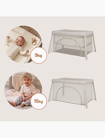 LIONELO Mila 2-in-1 reisbedje - Ultralicht - Babybedje - Matras van 4 cm - Inclusief tas