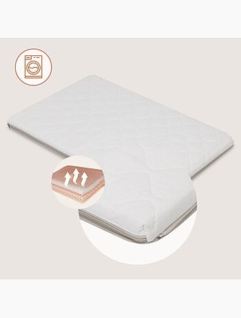 LIONELO Mila 2-in-1 reisbedje - Ultralicht - Babybedje - Matras van 4 cm - Inclusief tas