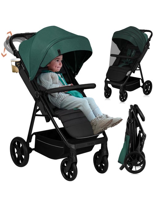 LIONELO Mira all-terrain kinderwagen - Tot 22 kg - Groot zitoppervlak - Grote wielen - Kiabi LIONELO Mira all-terrain kinderwagen - Tot 22 kg - Groot zitoppervlak - Grote wielen - Kiabi