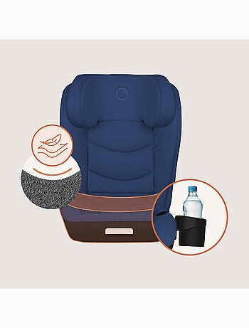 LIONELO Neal i-Size Autostoeltje - ISOFIX - Brede Zitting - Bekerhouder - Verstelbaar - 100-150 cm