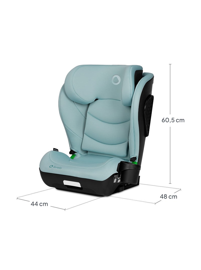 LIONELO Neal i-Size Autostoeltje - ISOFIX - Brede Zitting - Bekerhouder - Verstelbaar - 100-150 cm Munt - Kiabi