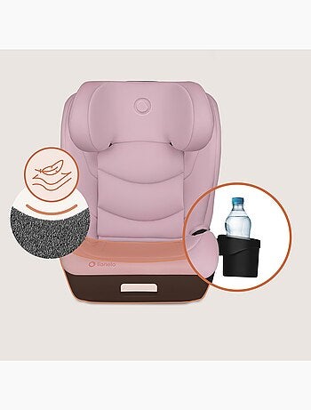 LIONELO Neal i-Size Autostoeltje - ISOFIX - Brede Zitting - Bekerhouder - Verstelbaar - 100-150 cm
