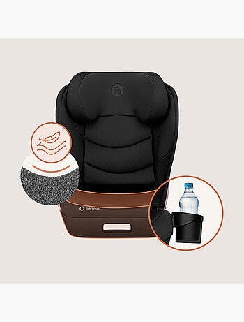 LIONELO Neal i-Size Autostoeltje - ISOFIX - Brede Zitting - Bekerhouder - Verstelbaar - 100-150 cm