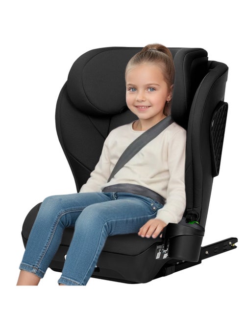 LIONELO Neal i-Size Autostoeltje - ISOFIX - Brede Zitting - Bekerhouder - Verstelbaar - 100-150 cm - Kiabi LIONELO Neal i-Size Autostoeltje - ISOFIX - Brede Zitting - Bekerhouder - Verstelbaar - 100-150 cm - Kiabi