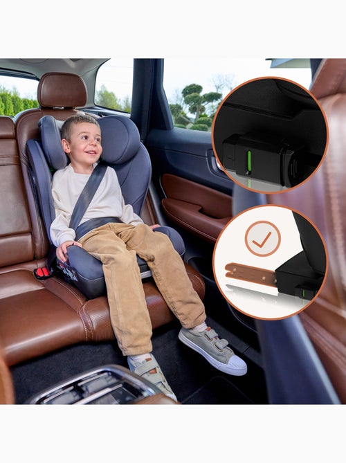 LIONELO Neal i-Size Autostoeltje - ISOFIX - Brede Zitting - Bekerhouder - Verstelbaar - 100-150 cm - Kiabi LIONELO Neal i-Size Autostoeltje - ISOFIX - Brede Zitting - Bekerhouder - Verstelbaar - 100-150 cm - Kiabi