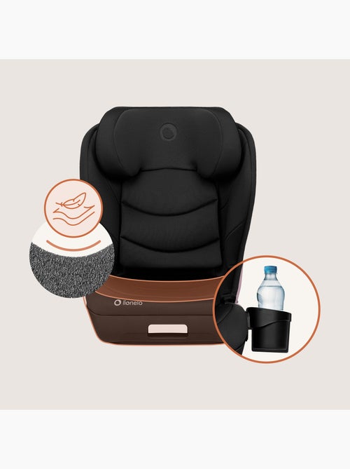 LIONELO Neal i-Size Autostoeltje - ISOFIX - Brede Zitting - Bekerhouder - Verstelbaar - 100-150 cm - Kiabi LIONELO Neal i-Size Autostoeltje - ISOFIX - Brede Zitting - Bekerhouder - Verstelbaar - 100-150 cm - Kiabi