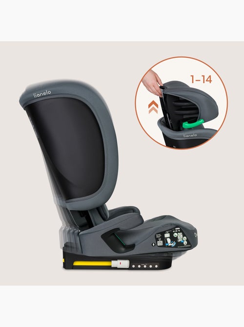 LIONELO Orin i-Size Inklapbaar Autostoeltje - ISOFIX - 100-150 cm - Licht - Kiabi