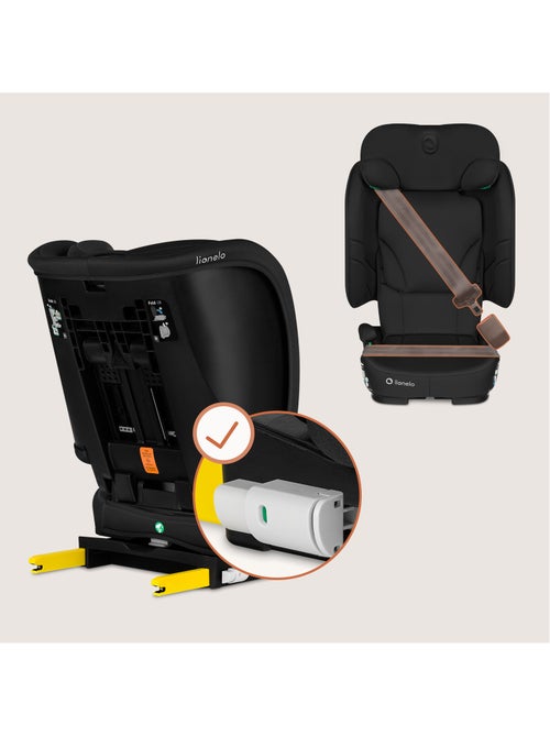LIONELO Orin i-Size Inklapbaar Autostoeltje - ISOFIX - 100-150 cm - Licht - Kiabi