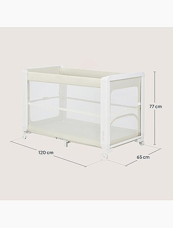 LIONELO Patty 5-in-1 Co-Sleeper - Reisbed & Box - Inklapbaar - Matras - Wieltjes