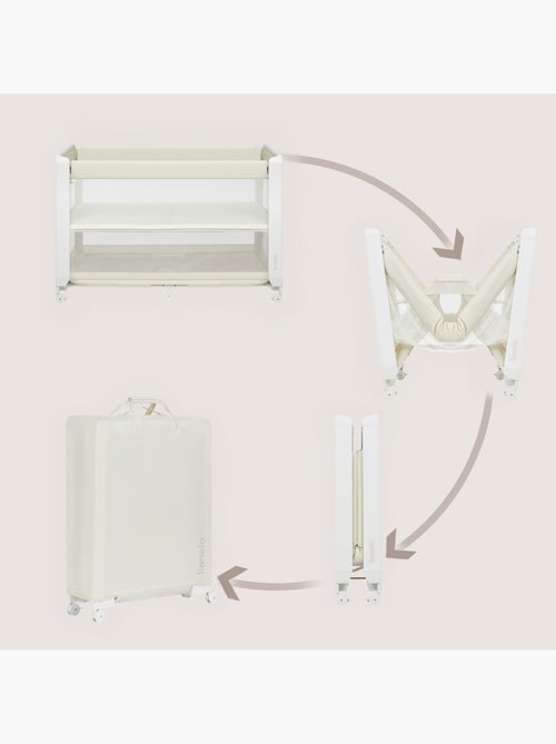 LIONELO Patty 5-in-1 Co-Sleeper - Reisbed & Box - Inklapbaar - Matras - Wieltjes - Kiabi LIONELO Patty 5-in-1 Co-Sleeper - Reisbed & Box - Inklapbaar - Matras - Wieltjes - Kiabi