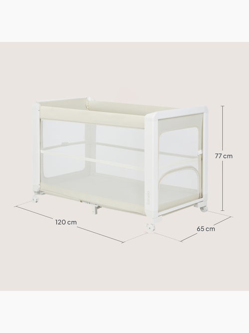 LIONELO Patty 5-in-1 Co-Sleeper - Reisbed & Box - Inklapbaar - Matras - Wieltjes - Kiabi LIONELO Patty 5-in-1 Co-Sleeper - Reisbed & Box - Inklapbaar - Matras - Wieltjes - Kiabi