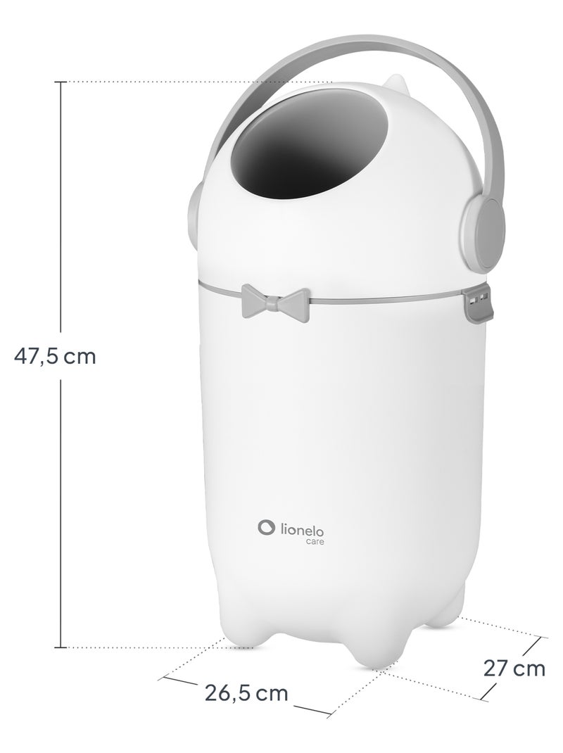 LIONELO Purebin Luieremmer - Geurdicht - 10 L - Voor Universele Zakken Wit - Kiabi