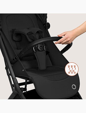 LIONELO Sia 2-in-1-kinderwagen - Ultralicht - Compact pakket - Reiswieg - Regenhoes - Hor