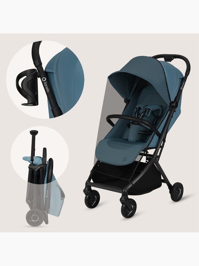 LIONELO Sia Ultracompacte Buggy - Lichtgewicht 5.9 kg - Vliegtuig Geschikt Blauw - Kiabi