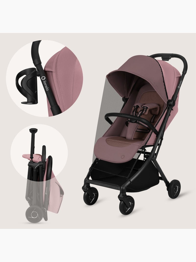 LIONELO Sia Ultracompacte Buggy - Lichtgewicht 5.9 kg - Vliegtuig Geschikt Roze - Kiabi