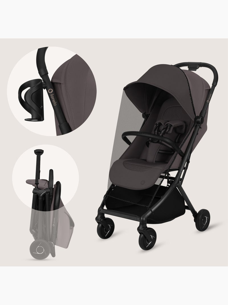 LIONELO Sia Ultracompacte Buggy - Lichtgewicht 5.9 kg - Vliegtuig Geschikt Taupe - Kiabi