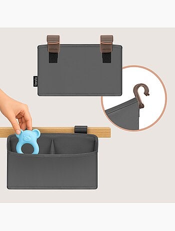 LIONELO Sidepocket Hangende Bedorganizer - Voor Luiers - Opbergmandje