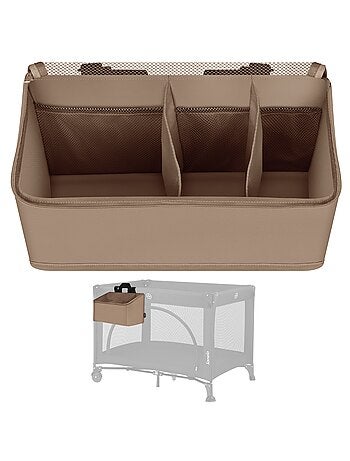 LIONELO Sidepocket Hangende Bedorganizer - Waterdicht - 3 Vakken - Met Ritssluiting