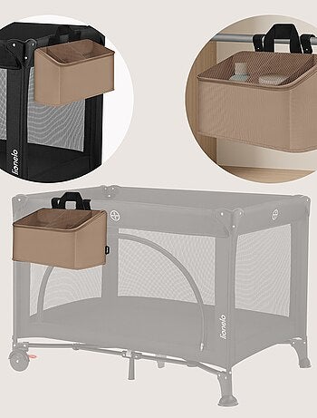 LIONELO Sidepocket Hangende Bedorganizer - Waterdicht - 3 Vakken - Met Ritssluiting