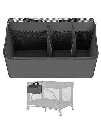 LIONELO Sidepocket Hangende Bedorganizer - Waterdicht - 3 Vakken - Met Ritssluiting