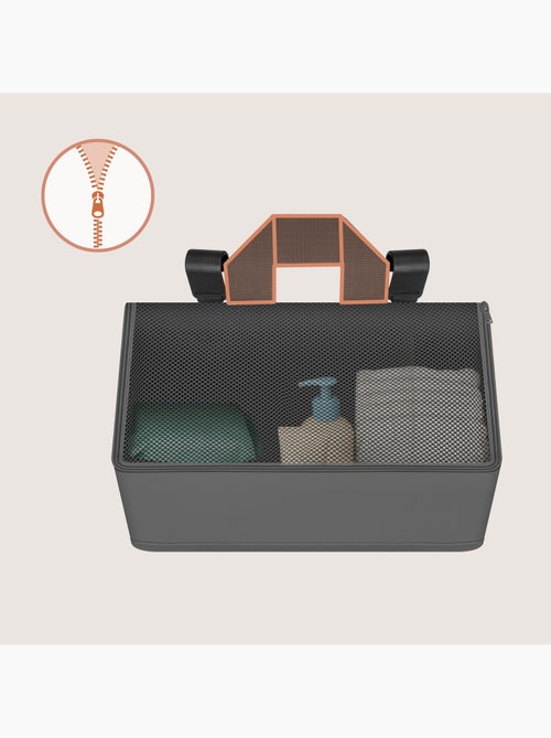 LIONELO Sidepocket Hangende Bedorganizer - Waterdicht - 3 Vakken - Met Ritssluiting - Kiabi LIONELO Sidepocket Hangende Bedorganizer - Waterdicht - 3 Vakken - Met Ritssluiting - Kiabi