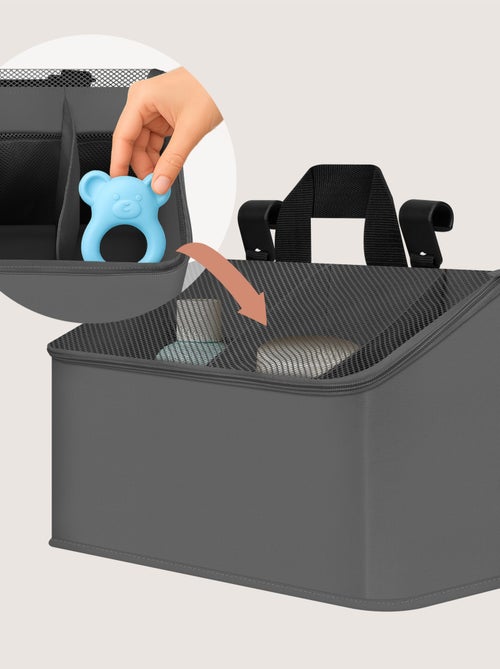 LIONELO Sidepocket Hangende Bedorganizer - Waterdicht - 3 Vakken - Met Ritssluiting - Kiabi LIONELO Sidepocket Hangende Bedorganizer - Waterdicht - 3 Vakken - Met Ritssluiting - Kiabi