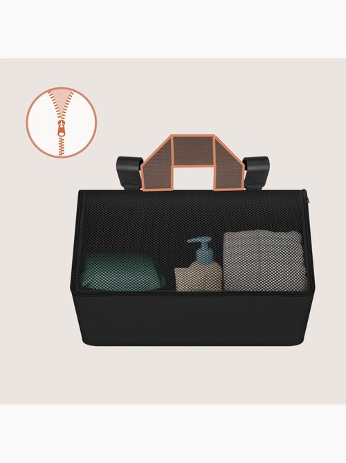 LIONELO Sidepocket Hangende Bedorganizer - Waterdicht - 3 Vakken - Met Ritssluiting - Kiabi