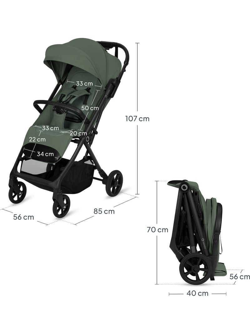 LIONELO Tansi Terreinbuggy - GravelTech Wielen - Vering - Lichtgewicht Groen - Kiabi