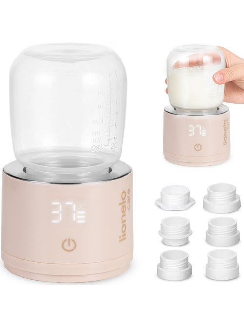 LIONELO Thermup Draadloze Flessenwarmer - 180 ml - 90 ml in 3 min - 37-50 °C - Universele Adapters - Kiabi LIONELO Thermup Draadloze Flessenwarmer - 180 ml - 90 ml in 3 min - 37-50 °C - Universele Adapters - Kiabi