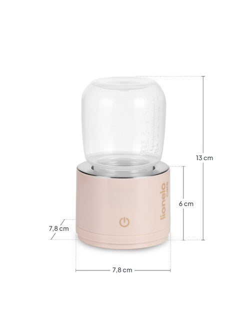 LIONELO Thermup Draadloze Flessenwarmer - 180 ml - 90 ml in 3 min - 37-50 °C - Universele Adapters - Kiabi LIONELO Thermup Draadloze Flessenwarmer - 180 ml - 90 ml in 3 min - 37-50 °C - Universele Adapters - Kiabi