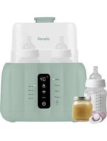 LIONELO Thermup Duo 6-in-1 flessenwarmer - Steriliseren - Opwarmen - BPA-vrij
