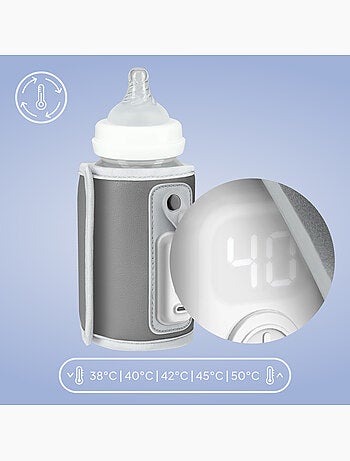 LIONELO Thermup Go Draagbare Flessenwarmer - USB - Houdt Warm tot 24u - BPA-vrij