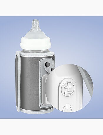 LIONELO Thermup Go Draagbare Flessenwarmer - USB - Houdt Warm tot 24u - BPA-vrij