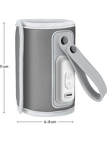 LIONELO Thermup Go Draagbare Flessenwarmer - USB - Houdt Warm tot 24u - BPA-vrij