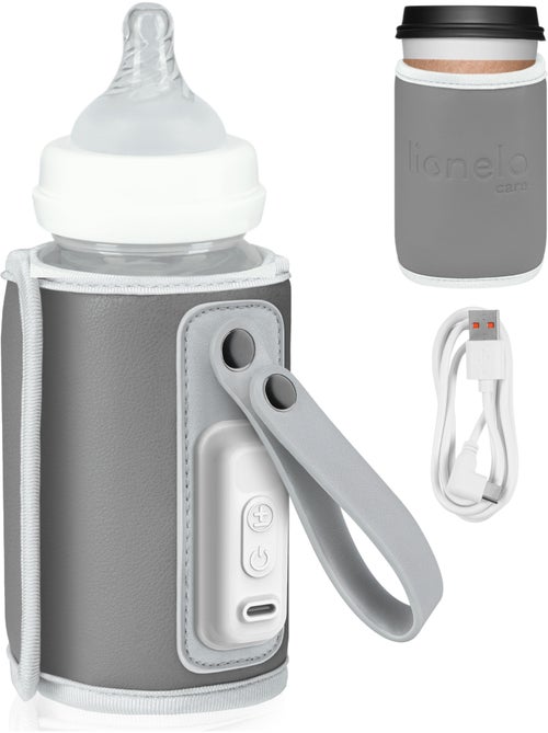 LIONELO Thermup Go Draagbare Flessenwarmer - USB - Houdt Warm tot 24u - BPA-vrij - Kiabi LIONELO Thermup Go Draagbare Flessenwarmer - USB - Houdt Warm tot 24u - BPA-vrij - Kiabi