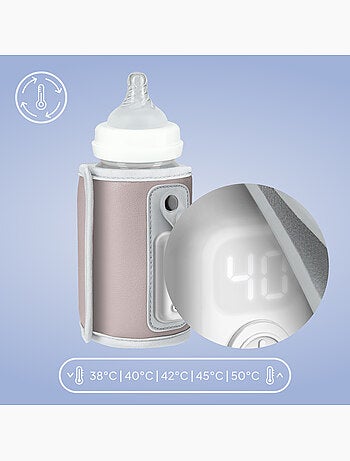 LIONELO Thermup Go Draagbare Flessenwarmer - USB - Houdt Warm tot 24u - BPA-vrij