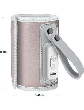 LIONELO Thermup Go Draagbare Flessenwarmer - USB - Houdt Warm tot 24u - BPA-vrij