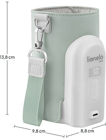 LIONELO Thermup Go Evo Draadloze Flessenwarmer - 9 uur - Voor Flessen ⌀5-8 cm