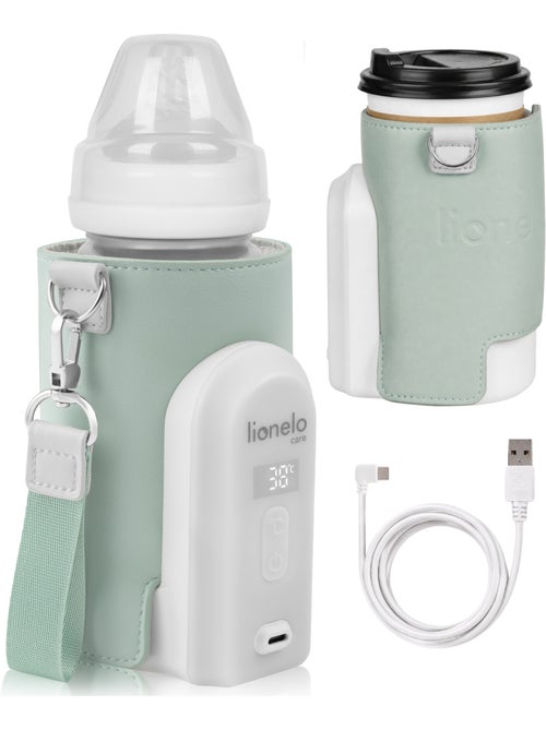LIONELO Thermup Go Evo Draadloze Flessenwarmer - 9 uur - Voor Flessen ⌀5-8 cm - Kiabi LIONELO Thermup Go Evo Draadloze Flessenwarmer - 9 uur - Voor Flessen ⌀5-8 cm - Kiabi