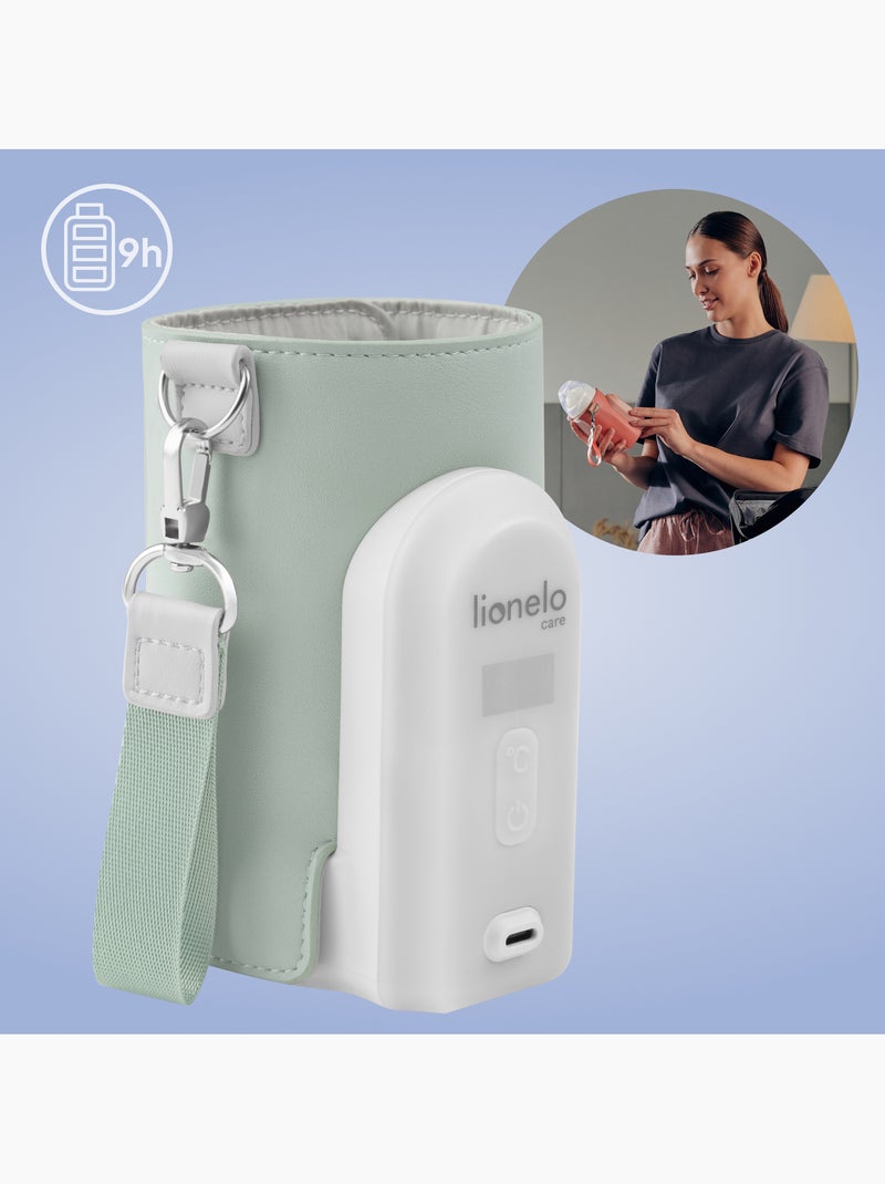 LIONELO Thermup Go Evo Draadloze Flessenwarmer - 9 uur - Voor Flessen ⌀5-8 cm Groen - Kiabi