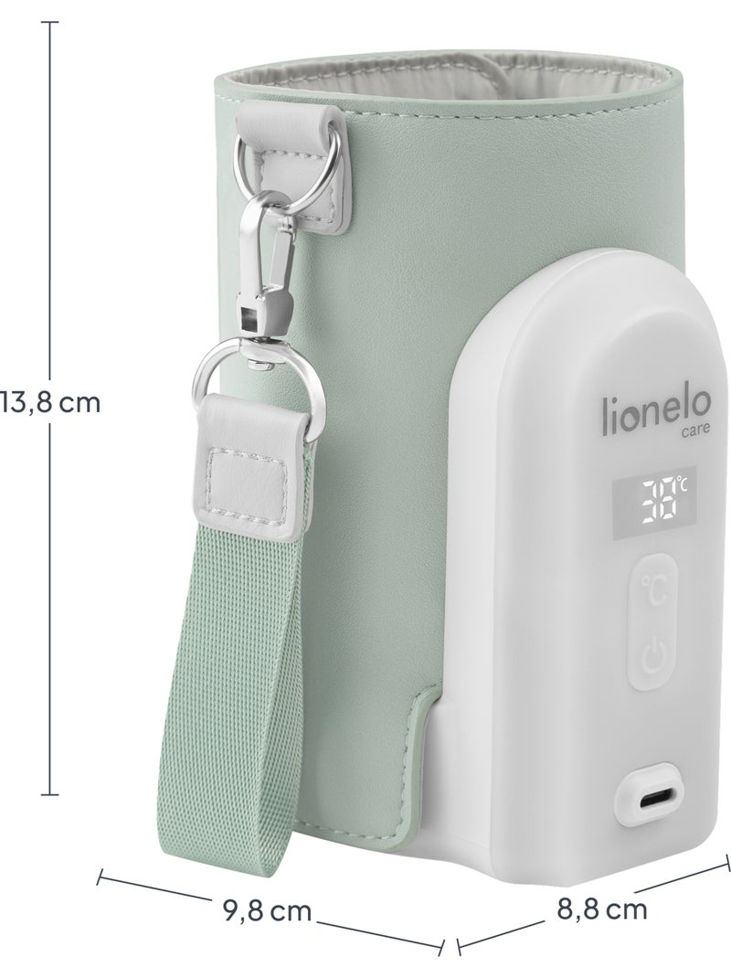 LIONELO Thermup Go Evo Draadloze Flessenwarmer - 9 uur - Voor Flessen ⌀5-8 cm Groen - Kiabi