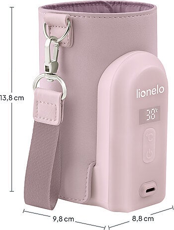 LIONELO Thermup Go Evo Draadloze Flessenwarmer - 9 uur - Voor Flessen ⌀5-8 cm